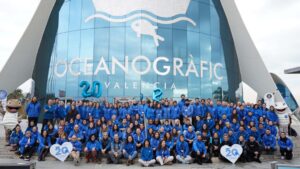 Plantilla del Oceanogràfic de Valencia en 2023